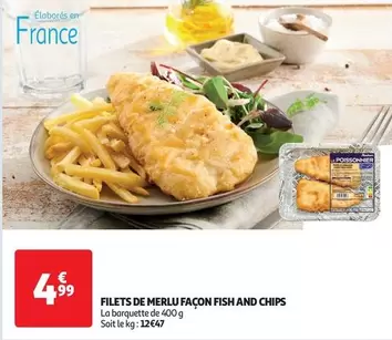 Filets De Merlu Façon Fish And Chips