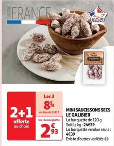 Le Galibier - Mini Saucissons Secs