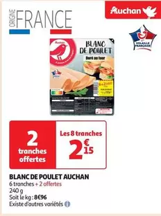 auchan - blanc de poulet