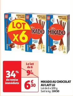 Lu - Mikado Au Chocolat Au Lait