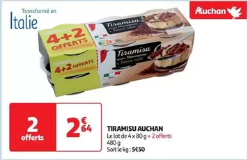 Auchan - Tiramisu