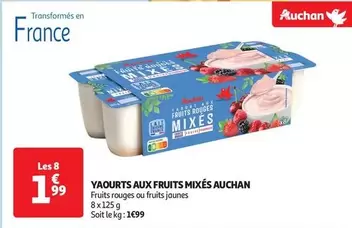 Auchan - Yaourts Aux Fruits Mixés