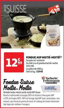 Fondue Aop Motité-moitière