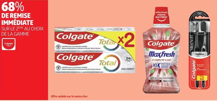 Colgate - Sur Le 2ème Au Choix De La Gamme