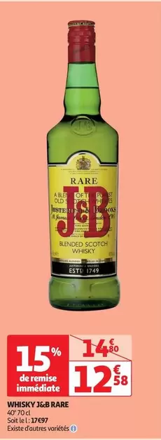 J&B - Whisky Rare