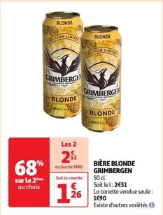 Grimbergen - Bière Blonde