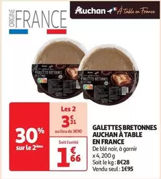 Auchan - Galettes Bretonnes À Table En France