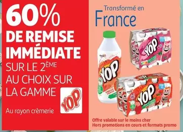 Yoplait - Sur Le 2ème Au Choix Sur La Gamme Yop