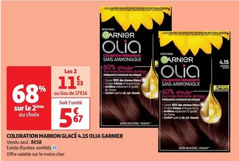 Garnier - Coloration Marron Glace 4.15 Olia