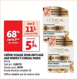 L'Oréal - Crème Visage Jour Anti Age Age Perfect