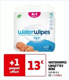 Waterwipes -  Lingettes Bébé