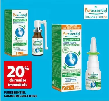 Puressentiel - Gamme Respiratoire