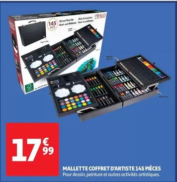 Mallette Coffret D'artiste 145 Pièces