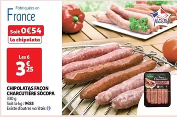 Socopa - Chipolatas Façon Charcutière 