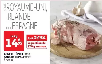 Agneau: Épaule Sans Os De Palette