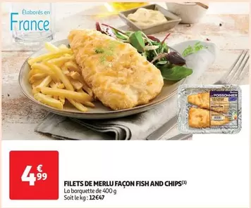 Filets De Merlu Façon Fish And Chips