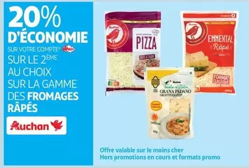 Auchan - Sur La Gamme Des Fromages Râpés