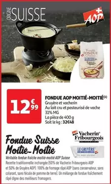 Fondue AOP Motité-Moitiè