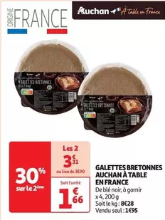 Auchan - Galettes Bretonnes À Table En France