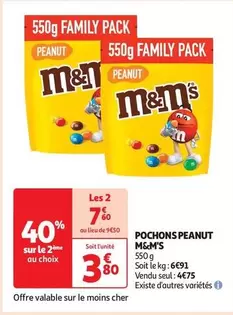 M&M'S - Pochons Peanut