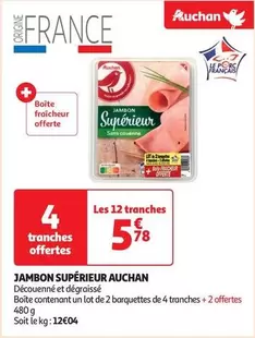 Auchan - Jambon Supérieur