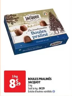 Jacquet - Boules Pralinés