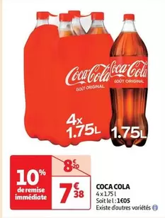 Coca Cola - 4x 1.75L