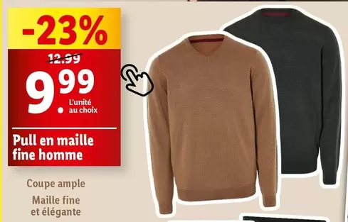 livergy - pull en maille fine homme