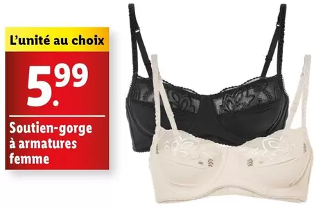 Soutien-gorge A Armatures Femme