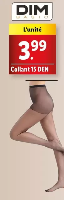 dim - collant 15 den