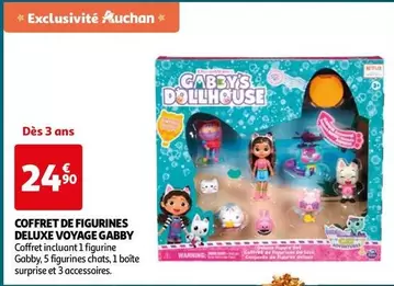 Auchan - Coffret De Figurines Deluxe Voyage Gabby