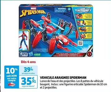 Marvel - Vehicule Araignee Spiderman