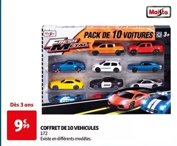 COFFRET DE 10 VEHICULES