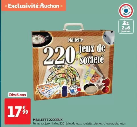 Mallette 220 Jeux