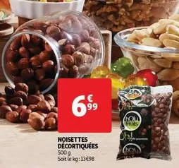 Noisettes Décortiquées