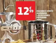 Machine À Spritz Aluminum Adoc - Accessoires Pâtisserie Inclus