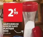 Saupoudreuse A Sucre Glace Plastique Aduc