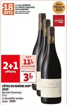 cotes du rhone aop 2019