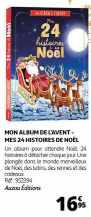 Avent - Mon Album De L'avent : 24 Histoires De Noël à Découvrir