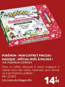 Coffret Pinceau Magique Pokémon - Spécial Noël à Paldea !