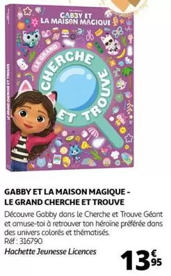 Gabby et la Maison Magique - Le Grand Cherche et Trouve : Un univers magique à explorer pour les jeunes aventuriers