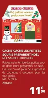 Nathan - Cache-cache Les Petites Souris : Préparation festive pour Noël