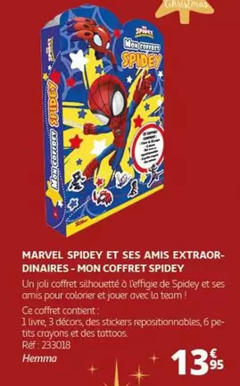 Coffret Mon Marvel Spidey et ses Amis Extraordinaires - Promo Spidey