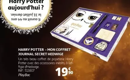 Mon -  Coffret Journal Secret Hedwige