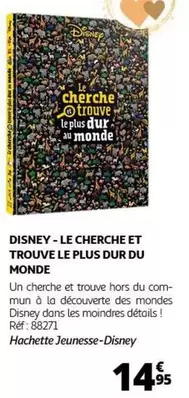 Disney - Le Cherche Et Trouve Le Plus Dur Du Monde