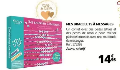 Auzou - Mes Bracelets À Messages