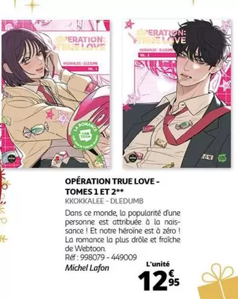 Michel Lafon - Opération True Love- Tomes 1 Et 2