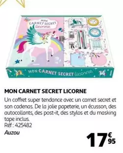 Post-it - Mon Carnet Secret Licorne