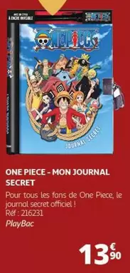 Mon - One Piece- Journal