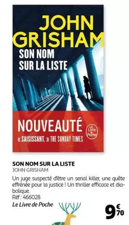 Le Livre De Poche - Son Nom Sur La Liste